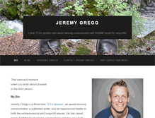 Tablet Screenshot of jeremygregg.com